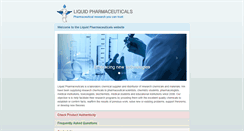 Desktop Screenshot of liquid-pharma.com