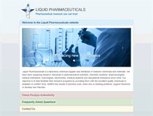 Tablet Screenshot of liquid-pharma.com